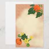 Autumn Blessings ~Pumpkin Patch~ Stationery Briefpapier (Voorkant / Achterkant)