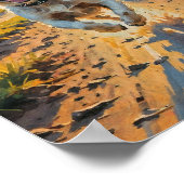 Autumn Bliss Dog Poster (Hoek)