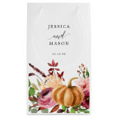 Autumn Bliss Hotel Trouwcadeau Tas Klein Cadeauzakje (Achterkant)