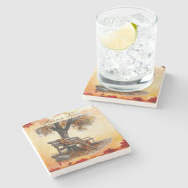 Autumn Bliss Stenen Onderzetter