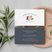 Autumn Bloom | Waterverf Floral Logo Visitekaartje