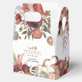 Autumn Blooms 'a little pumpkin' Baby Shower Bedankdoosjes (Geopend)