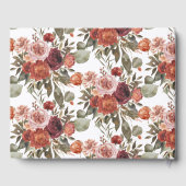 Autumn Blooms 'a little pumpkin' Baby Shower Gastenboek (Achterkant)