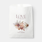Autumn Blooms 'Love is Sweet' Herfst Vrijgezellenf Bedankzakje (Voorkant)