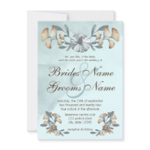 Autumn Blue Pumpkin en Ginkgo Wedding