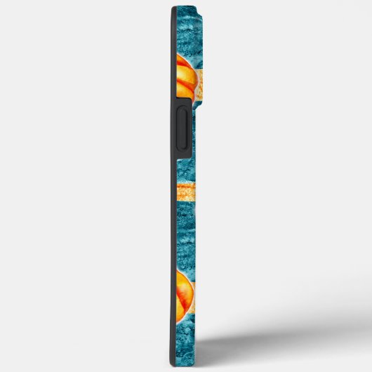 Autumn Blue Pumpkin iPhone Case Mate (Achterkant / Rechts)