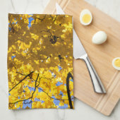 Autumn Blues Theedoek (Quarter Fold)