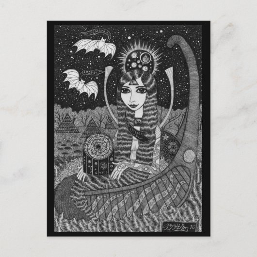 Autumn Boat Briefkaart (Voorkant)