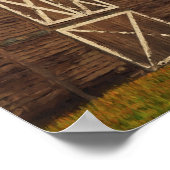 Autumn Boerderij Scene Print (Hoek)