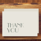 Autumn Boho Deco | Crème Wedding Flat Bedankkaart