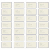 Autumn Boho Deco | Etiket voor het gastadres van C Sticker (Voorkant)