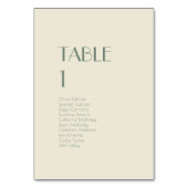 Autumn Boho Deco | Gegadigden voor het nummer van  Kaart (Achterkant)