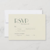 Autumn Boho Deco | Keuze uit crèmeweddenschappen RSVP Kaartje (Voorkant)