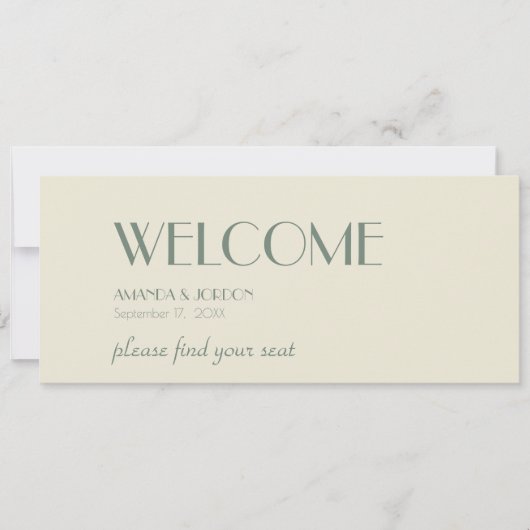 Autumn Boho Deco | Koptekst van de Cream Seat Char (Voorkant)