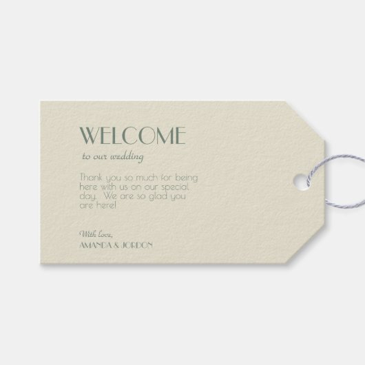 Autumn Boho Deco | Labels voor het weduwschap van Cadeaulabel (Voorkant (Horizontaal))