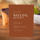 Autumn Boho Deco | Ontvangst van Rust Weddenschapp Kaart