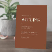 Autumn Boho Deco | Rust in één bruiloft Kaart