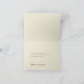 Autumn Boho Deco | Sage Green Wedding Bedankkaart (Binnen)