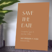 Autumn Boho Deco | Terracotta Wedding Save The Date