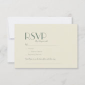 Autumn Boho Deco | Verzoek om het huwelijk van Cre RSVP Kaartje (Voorkant)