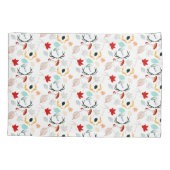 Autumn Boho laat Herfst Forest Waterverf Kussensloop (Achterkant)