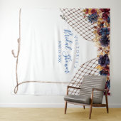 Autumn Boho Vrijgezellenfeest Fotocabine Achtergro Wandkleed (In Situ (horizontaal))