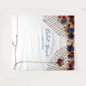 Autumn Boho Vrijgezellenfeest Fotocabine Achtergro Wandkleed (Voorkant (horizontaal))