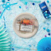 Autumn Book Stack Papieren Bordje (Feest)