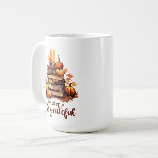 Autumn Books, Candlelight & Comfort Koffiemok (Voorkant links)