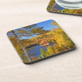 Autumn-boomlandschap, Maine Onderzetter (Linkerzijde)