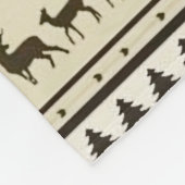 Autumn bossen fleece deken (Hoek)