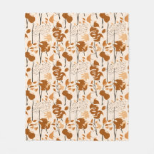 Autumn Botanical Leaves Minimalist 