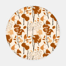 Autumn Botanical Leaves Minimalist 