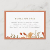 Autumn Botanical Whimsy Herfst Baby shower Informatiekaartje (Voorkant)