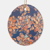 Autumn Botanicals in de "Earthy Neutrals" en "Navy Keramisch Ornament (Links)