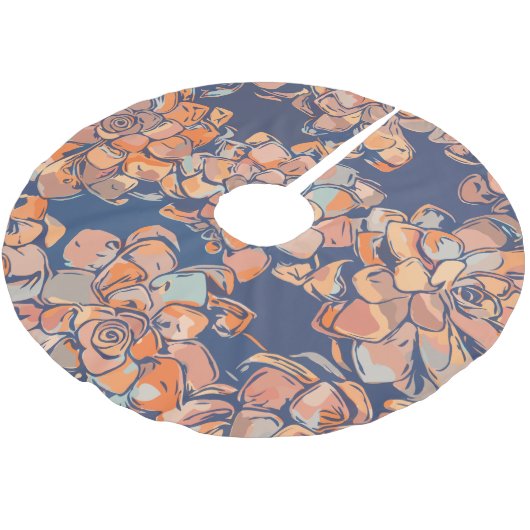 Autumn Botanicals in de "Earthy Neutrals" en "Navy Kerstboom Rok (Gekanteld)