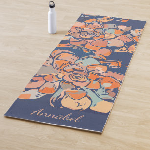 Autumn Botanicals in de "Earthy Neutrals" en "Navy Yogamat