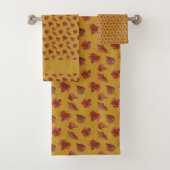 Autumn Botanicals - Mustard. Bad Handdoek (Insitu)