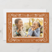 Autumn Botanicals | Thanksgiving-fotokaart Feestdagenkaart (Voorkant)