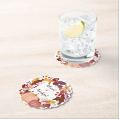 Autumn Bounty Blessed Thanksgiving Kartonnen Onderzetters (Insitu)