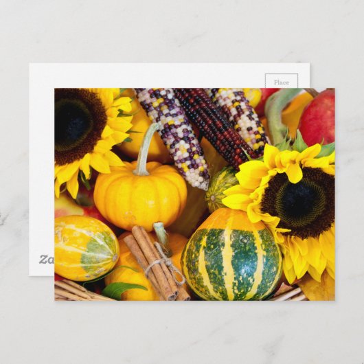 Autumn Bounty Briefkaart (Voorkant / Achterkant)