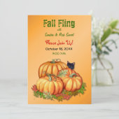 Autumn Bounty Herfst Fling Kaart (Staand voorkant)