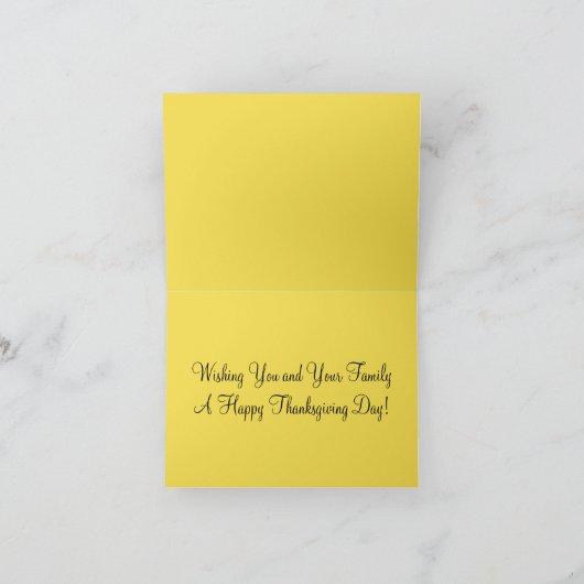 Autumn Bounty-Thanksgiving Feestdagen Kaart (Binnen)