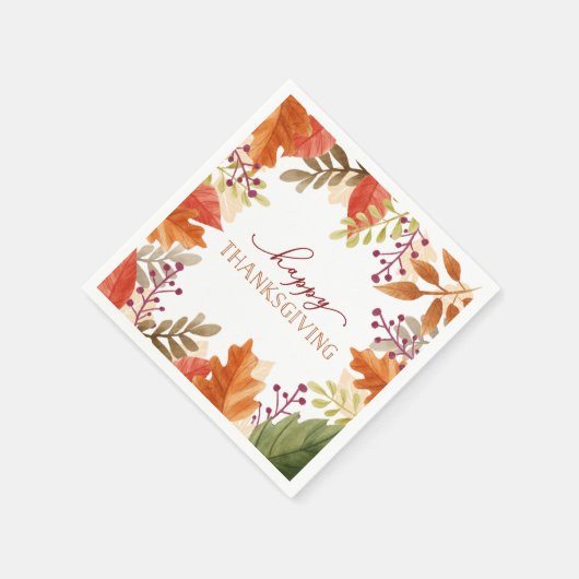 Autumn Bounty | THANKSGIVING Servetten (Hoek)