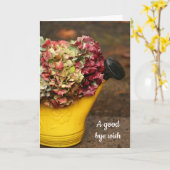 Autumn Bouquet Folded Wenskaart Kaart (Gele Bloem)