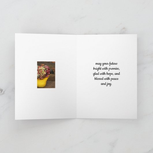 Autumn Bouquet Folded Wenskaart Kaart (Binnen)