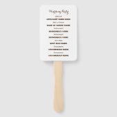 Autumn Bouquet Handwaaier (Achterkant)