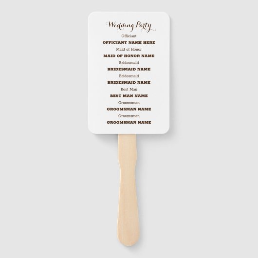 Autumn Bouquet Handwaaier (Achterkant)