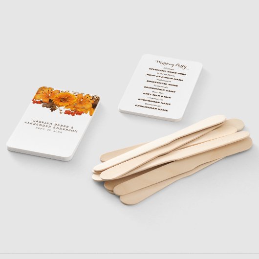 Autumn Bouquet Handwaaier (Niet-gemonteerd)