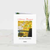 Autumn Bouquet Kaart (Achterkant)